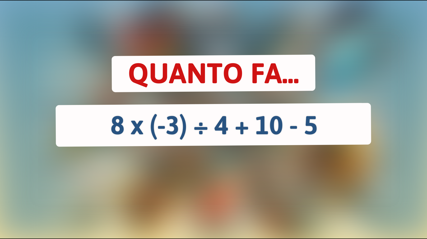 Solo i veri geni possono risolvere questo enigma matematico: sei uno di loro? Scopri la soluzione ora!"
